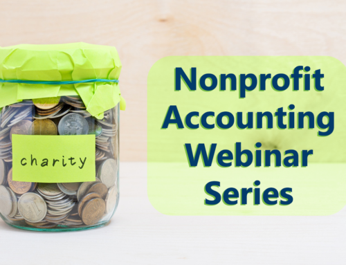 July 25 | Webinar | Nonprofit Accounting Basics | Part 2