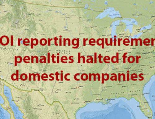 Beneficial ownership reporting requirements suspended